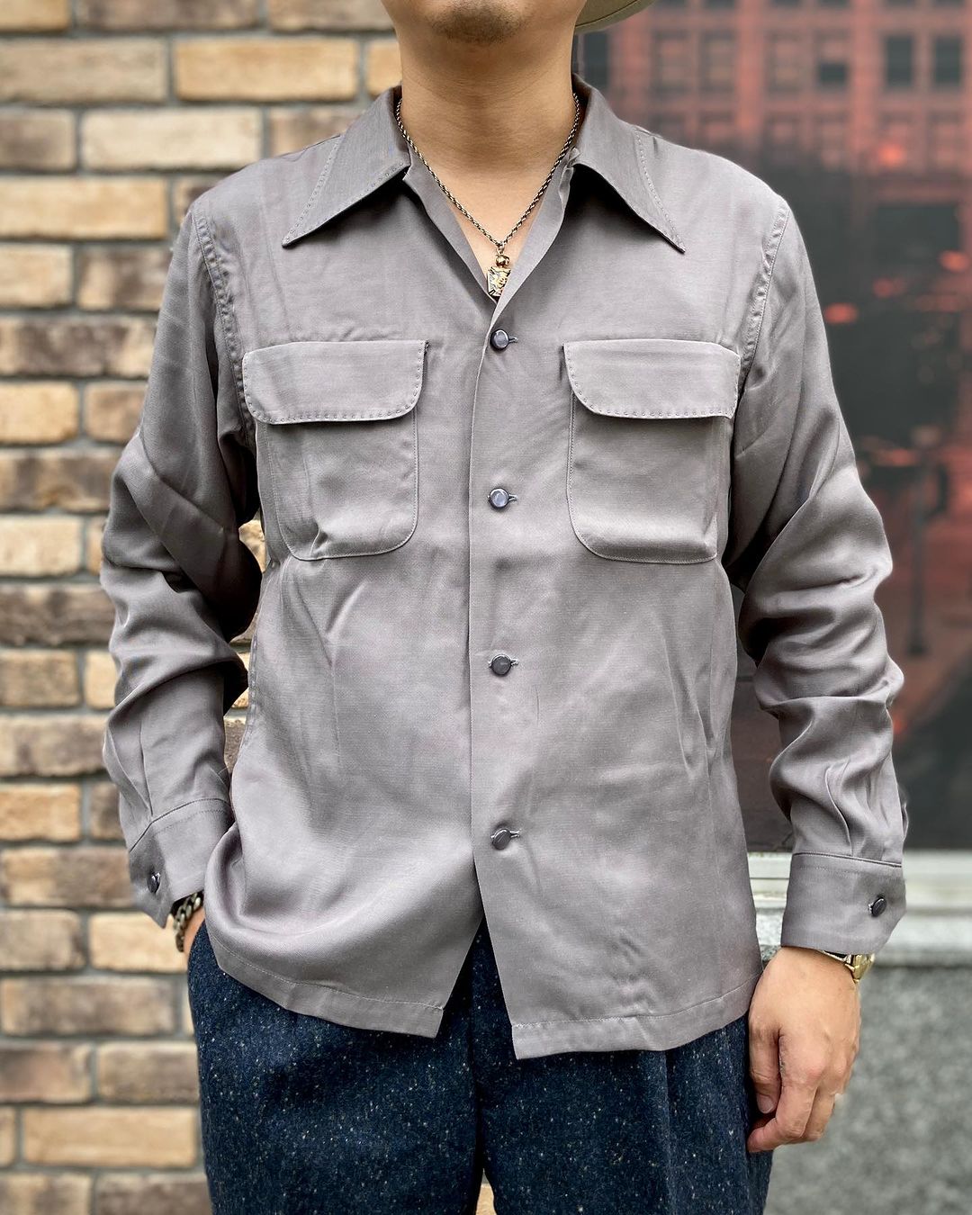 Hand Stitch Open Shirt – Dry Bones Online Shop