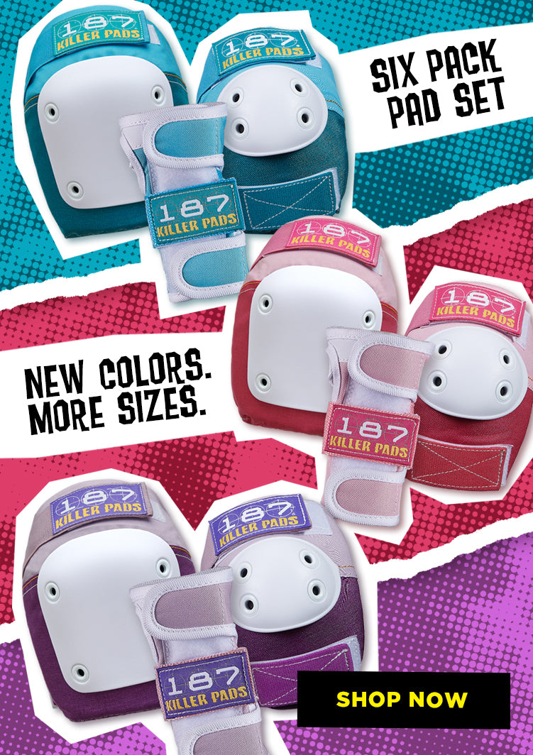 187 Killer Pads Protective Gear Knee, Elbow Wrist, Helmet, Bags