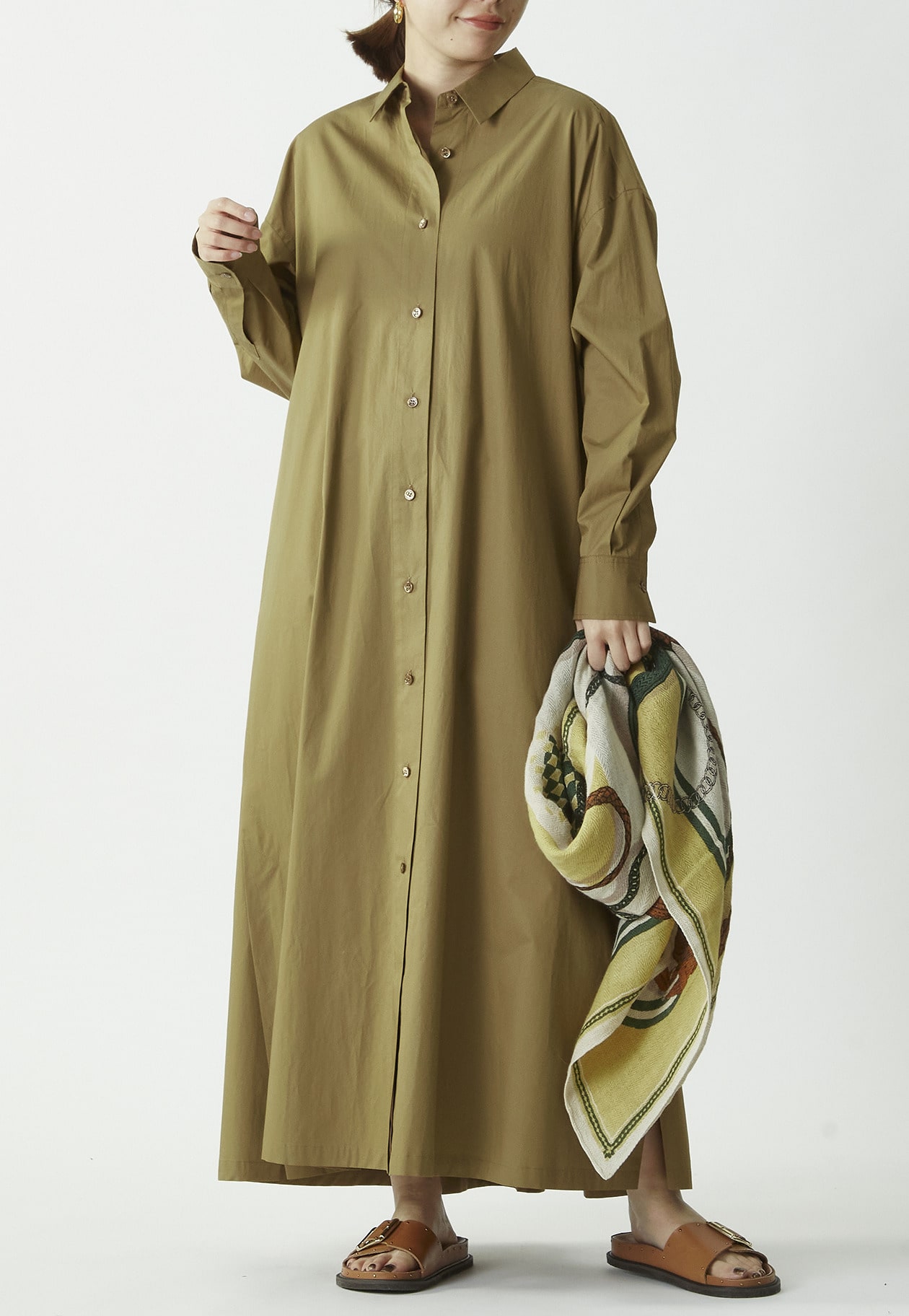 ハイポリコットンシャツドレス】｜1er Arrondissement（プルミエ