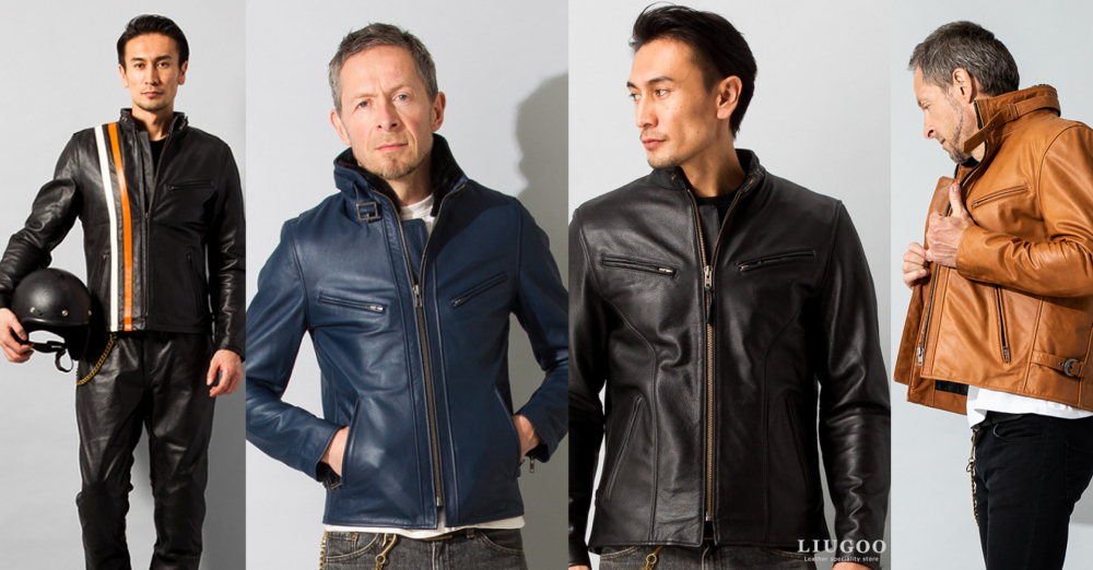 リューグーレザーズ ライダース ファー キルティング キャメル XL相当