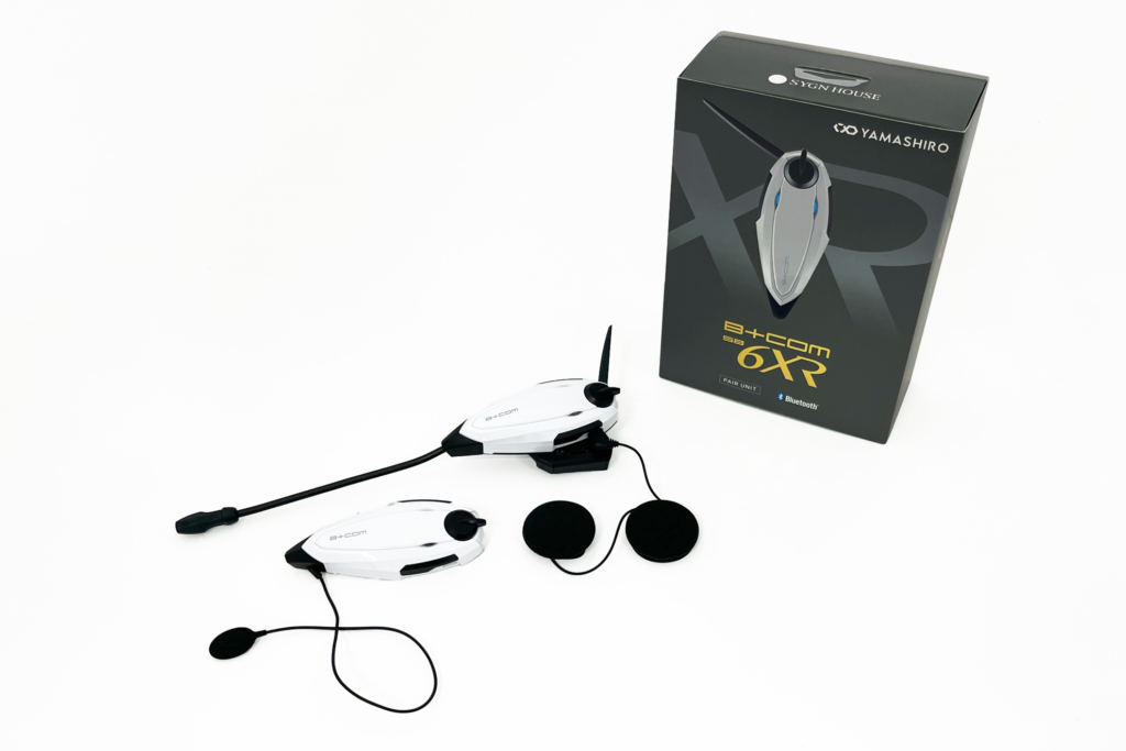 B+COM最高峰モデルの限定色！「B+COM SB6XR White Edition」発売中