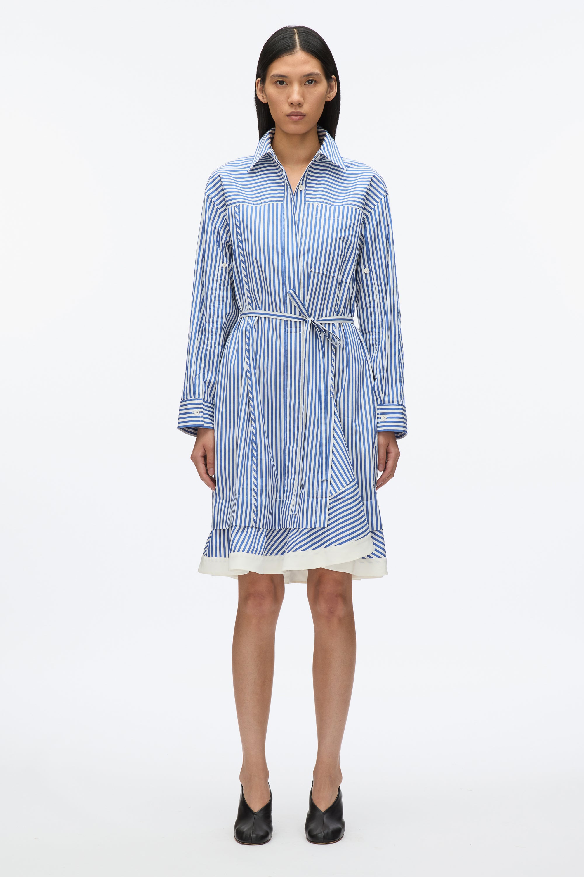 Stripe Shirt with Cascade Sleeves – 3.1 Phillip Lim