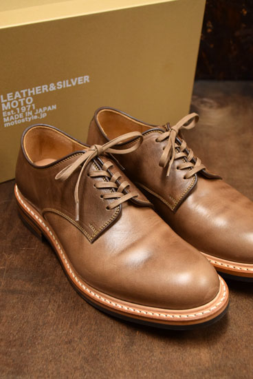 MOTO W外羽根 Plain Toe Oxford 1632 グリーン MOTO W外羽根 Plain Toe