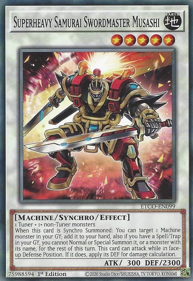 Superheavy Samurai Swordmaster Musashi - Eternity Code - YuGiOh
