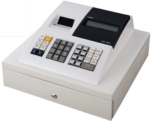 JET-680 感熱紙使用 クローバー電子レジスター スキャナー付き SD