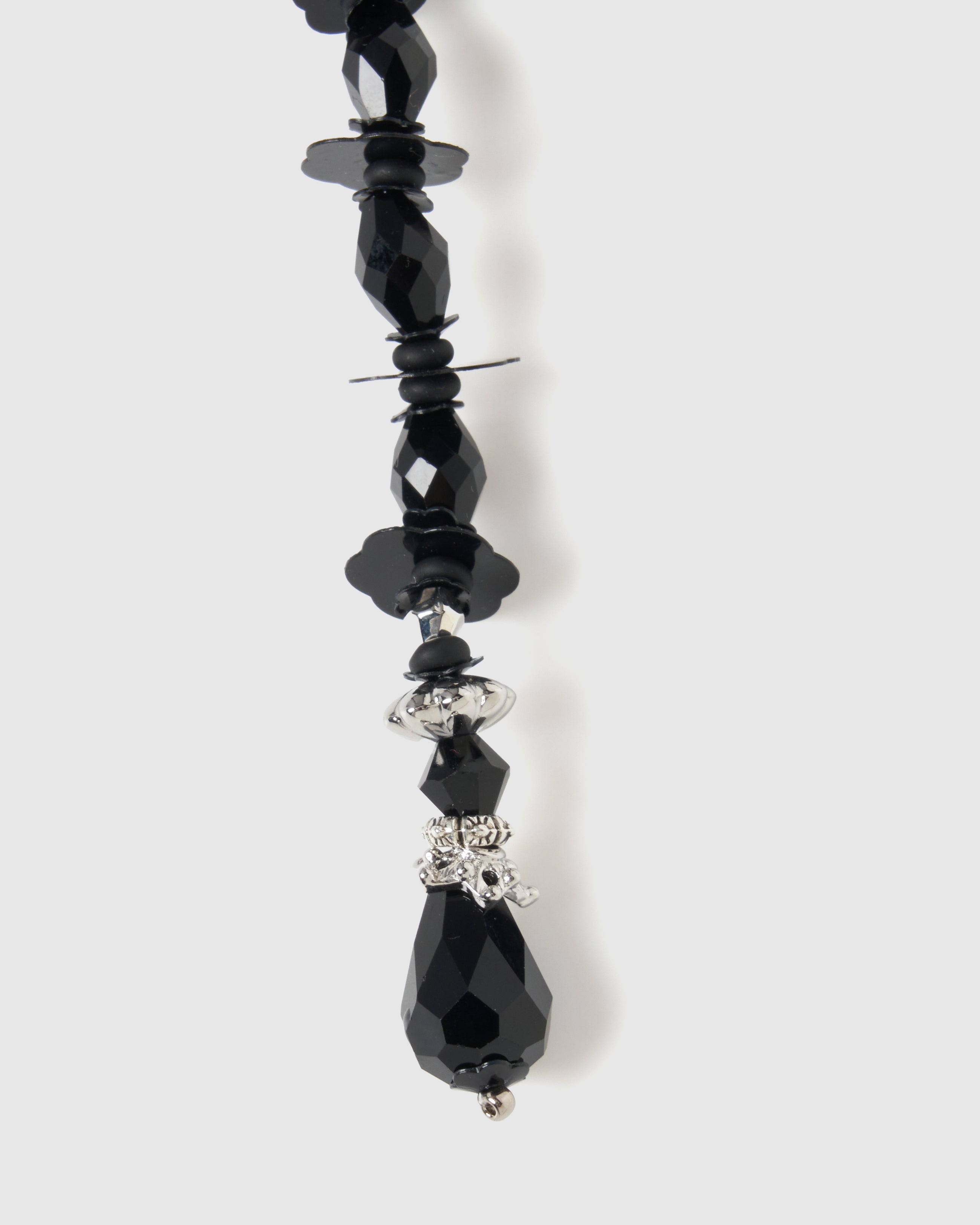 タナカダイスケ| black beads ribbon clip – tanakadaisuke