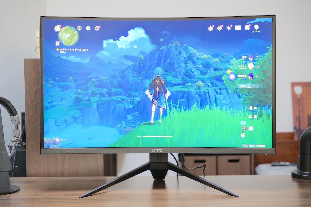 ナ*☆様 KTC 27インチ 湾曲ゲーミングモニター WQHD