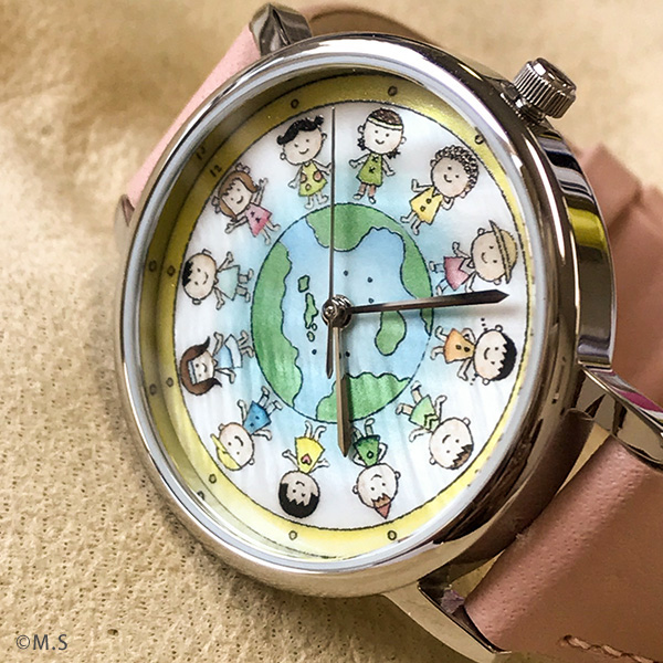 さくらももデザイン 「地球の子供たち」ステンレスボトル