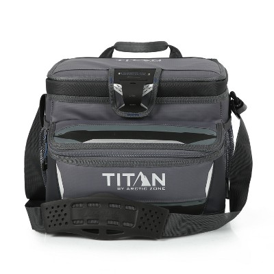 Titan by Arctic Zone 16 Can Zipperless Soft Sided Cooler - Blue