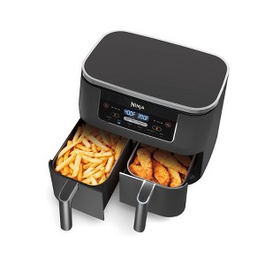 Ninja Foodi 8qt Original Dualzone 2 Basket Air Fryer with 6