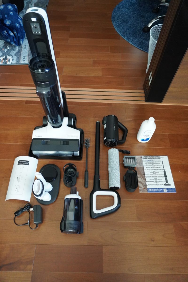Tinecoの乾湿両用掃除機「Floor One S5 Combo」のレビュー。マルチ
