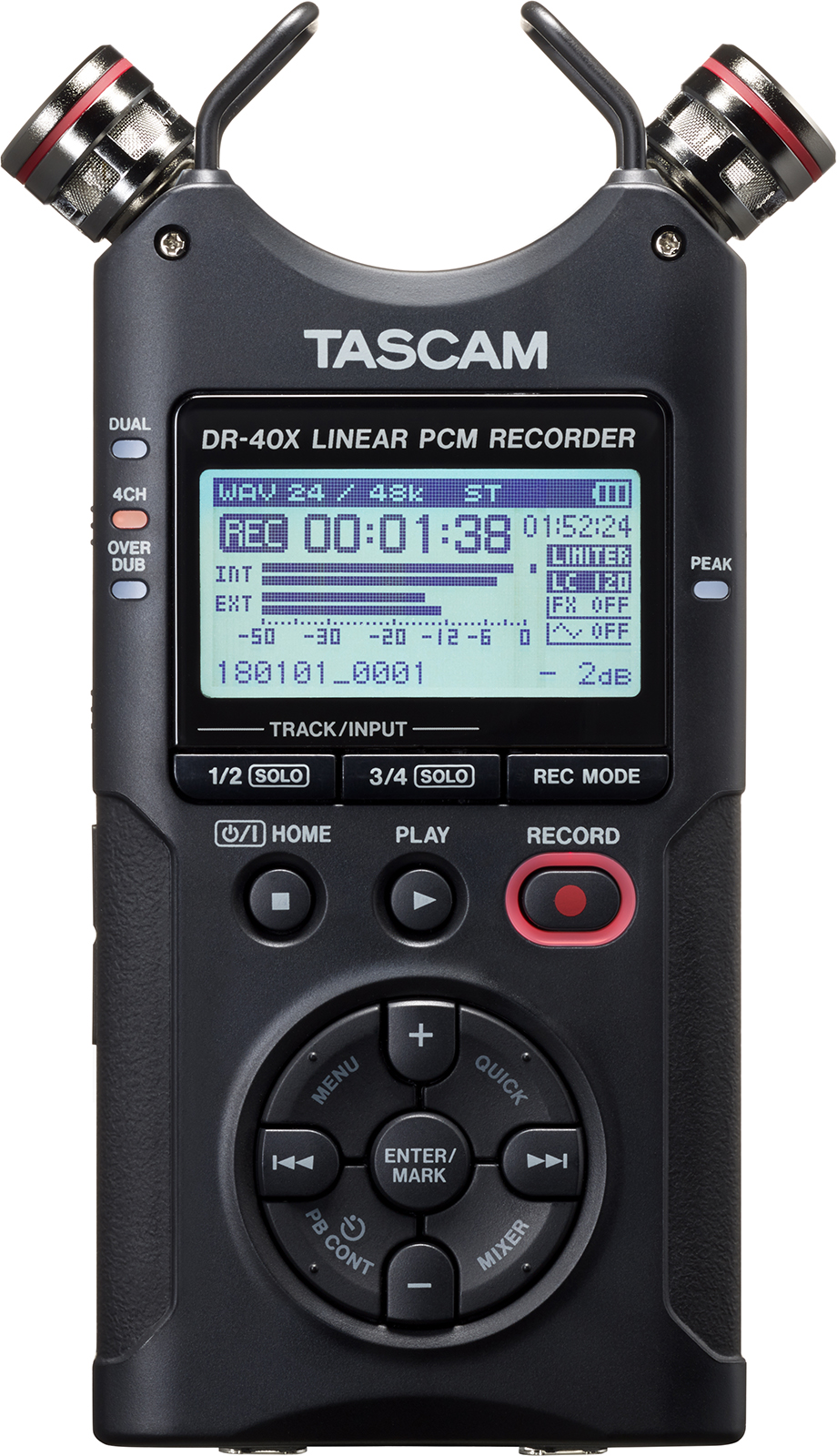 DR-40X | 4-Channel Portable Handheld Field Recorder With USB
