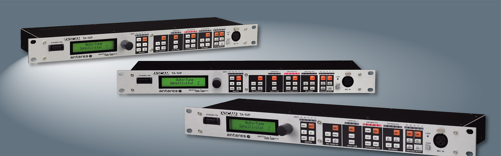 TA-1VP | ANTARES AUTO-TUNE VOCAL PROCESSOR & MIC PREAMP | TASCAM