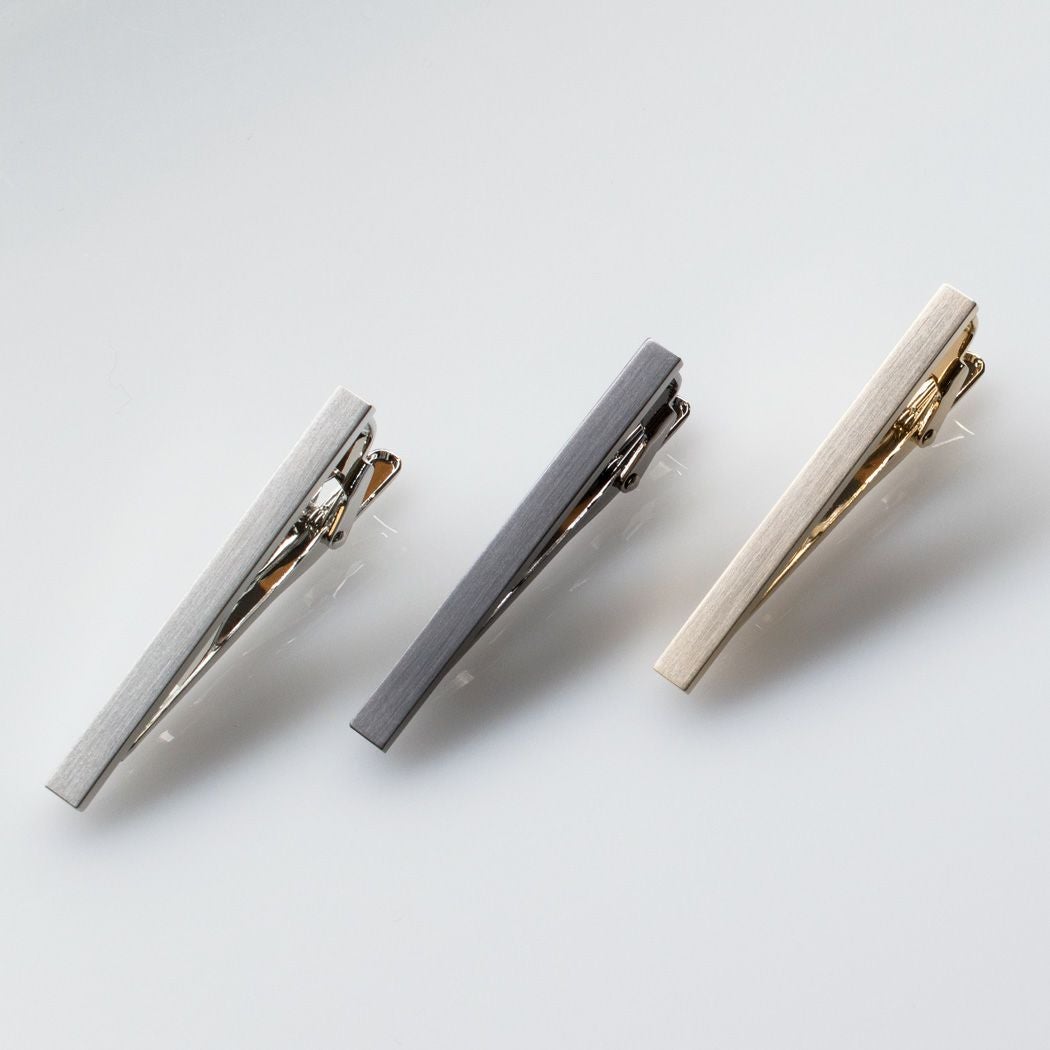 水引ラッピング】ネクタイピン ワニロ式 シンプル 名入れ可 Tps-043