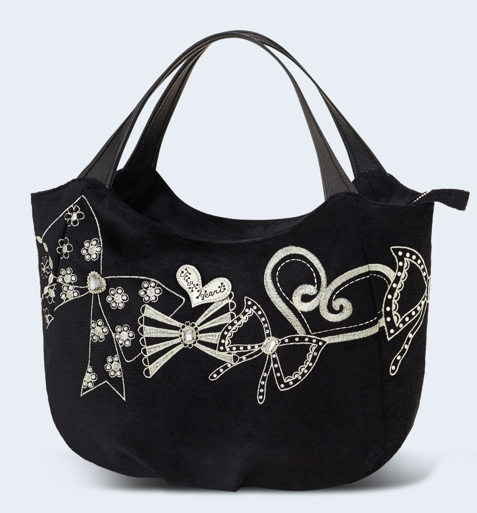 リボンズ バッグ (ファスナータイプ) (ブラック) / Think Bee! 『公式