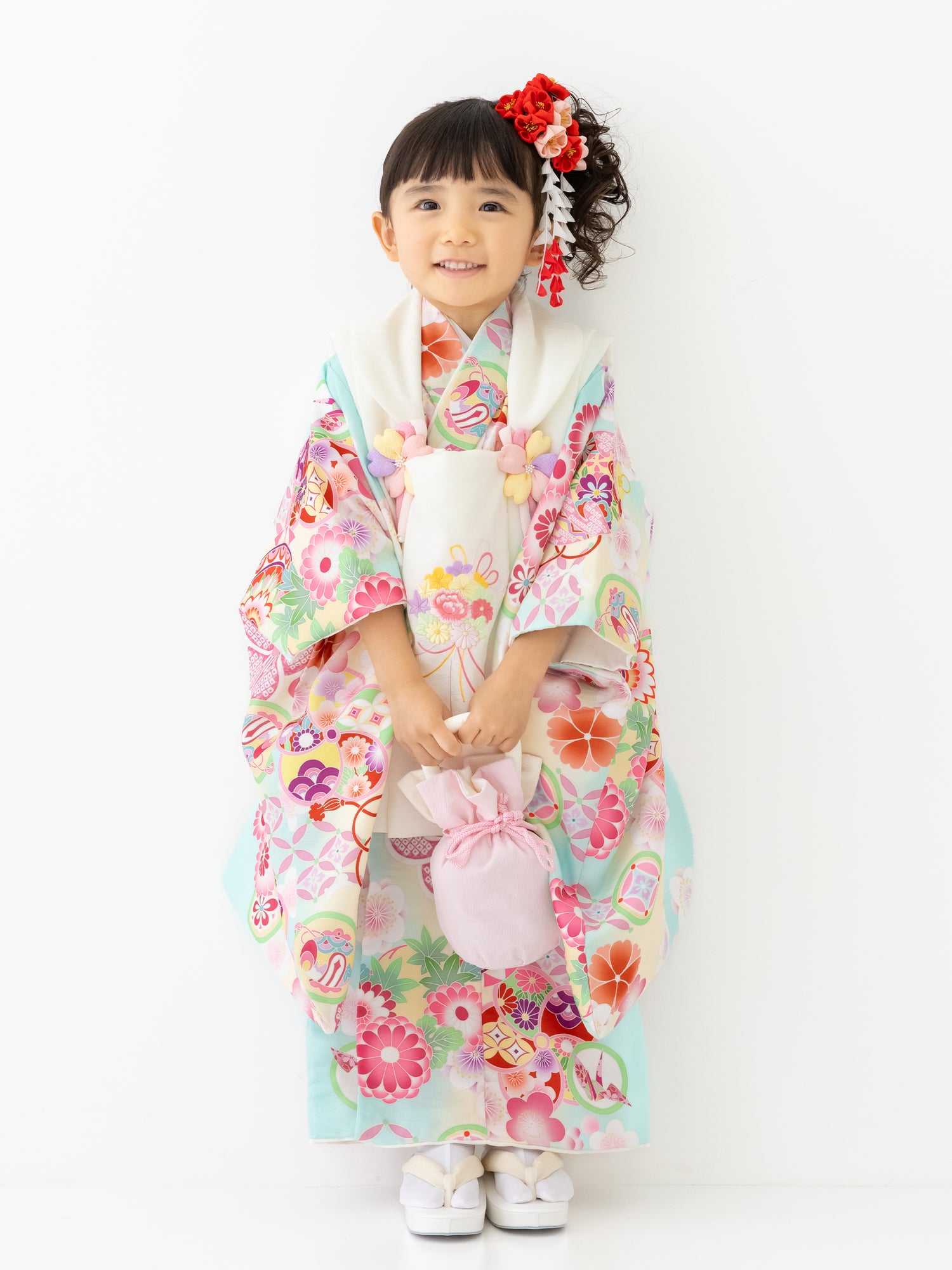S0318 まり/水色 | 七五三着物レンタル | tententen – tententen(てん