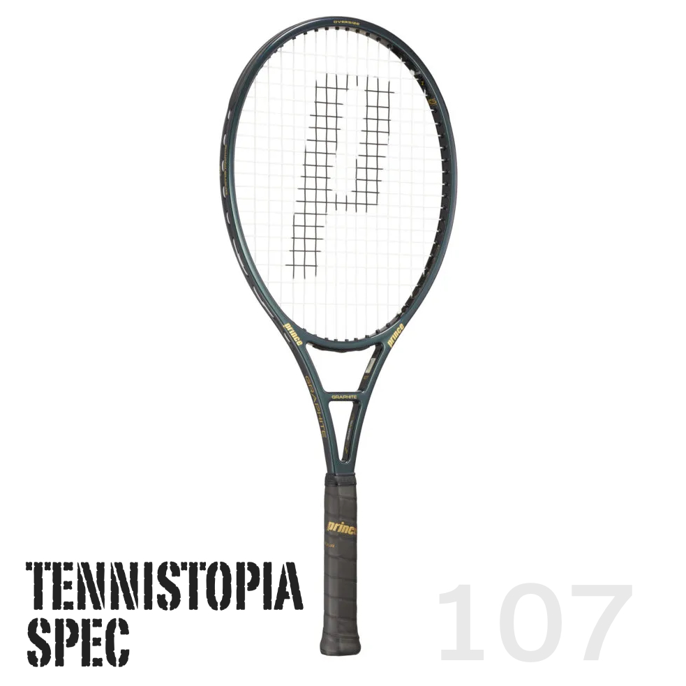 Prince ファントム グラファイト107（2025） テニストピアSPEC