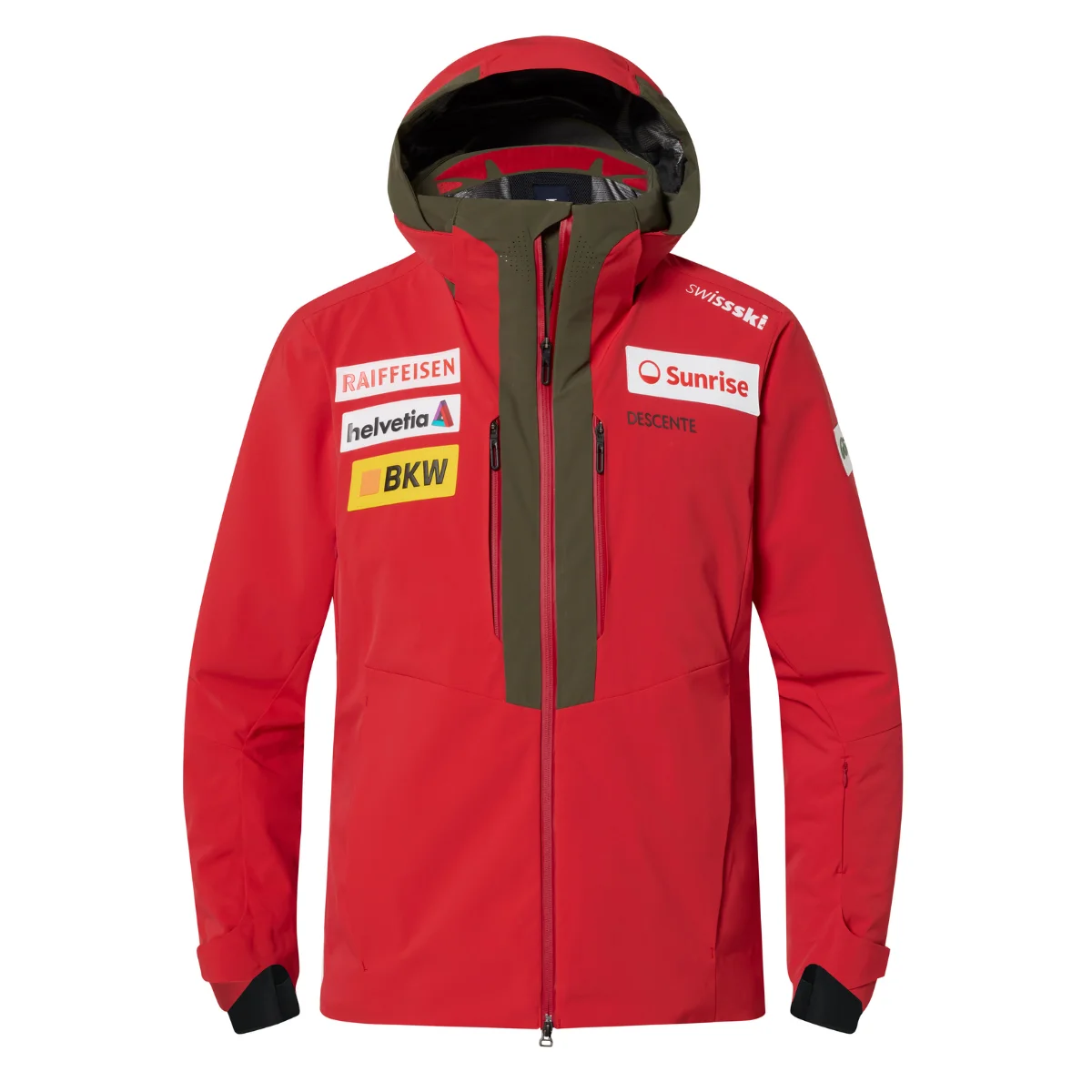Descente Swiss Ski Team Jacket - Red