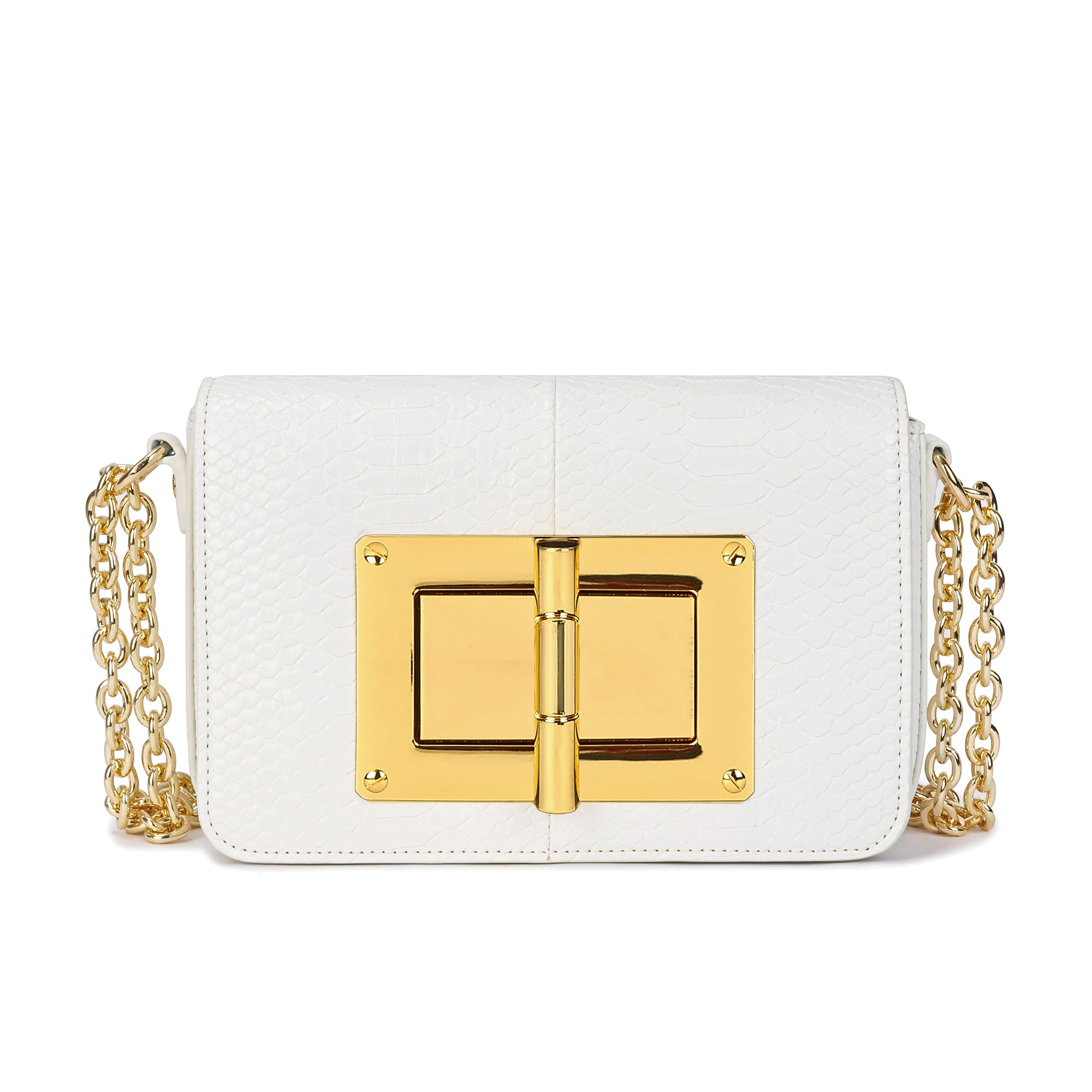 Foldover Flap Shoulder Leather Bag – Tiffany & Fred Paris