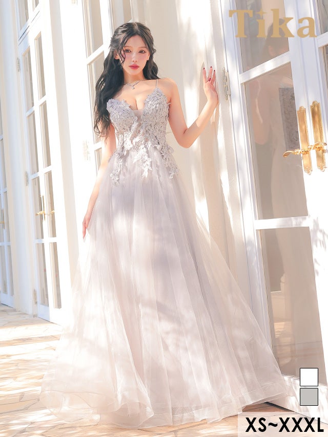 Aラインロングドレス | キャバドレス通販 TIKA(ティカ)【公式】