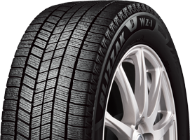 BLIZZAK WZ-1 サイズ表：装着率No.1ブリザックブランド スタッドレス