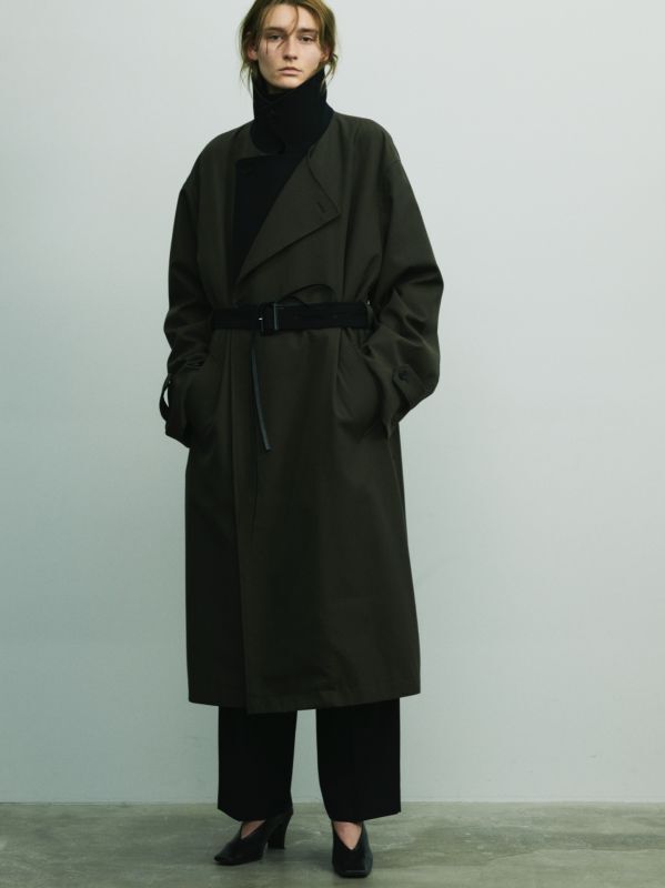 stein DOUBLE LAPELED DOUBLE BREASTED COAT - tity