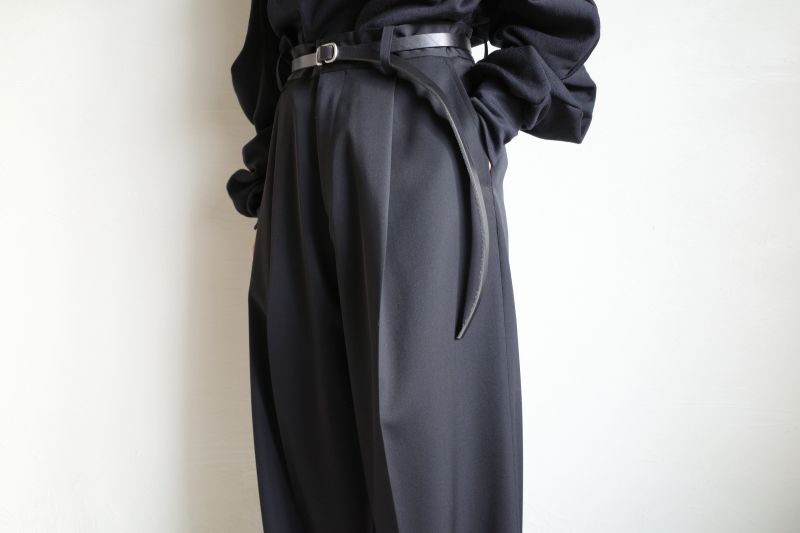 stein EXTRA WIDE TROUSERS・BLACK - tity