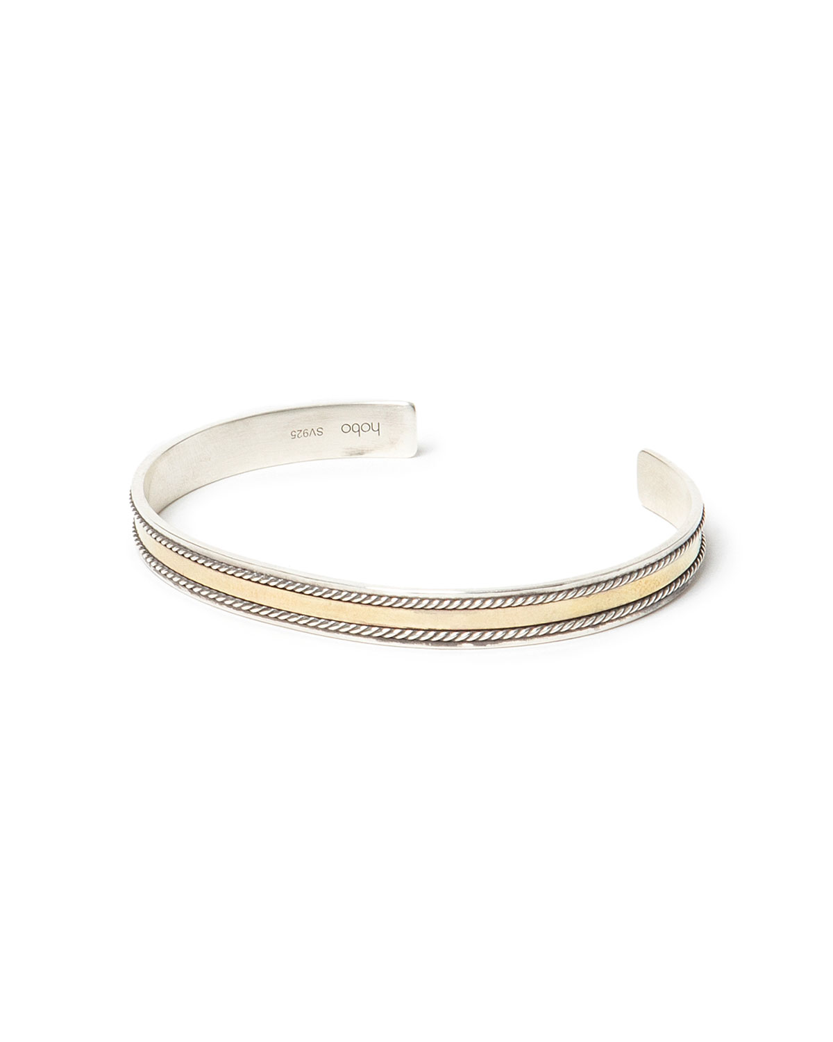 ROPE BRACELET 925 SILVER with BRASS | hobo