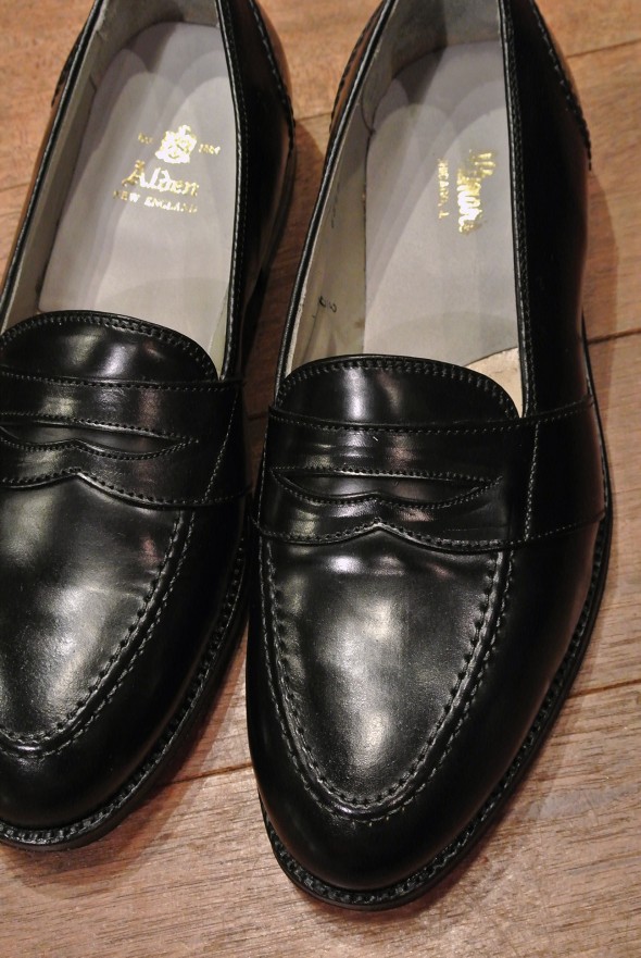 90'sデッドストック ALDEN 6945 Cordovan Full Strap Slip-On