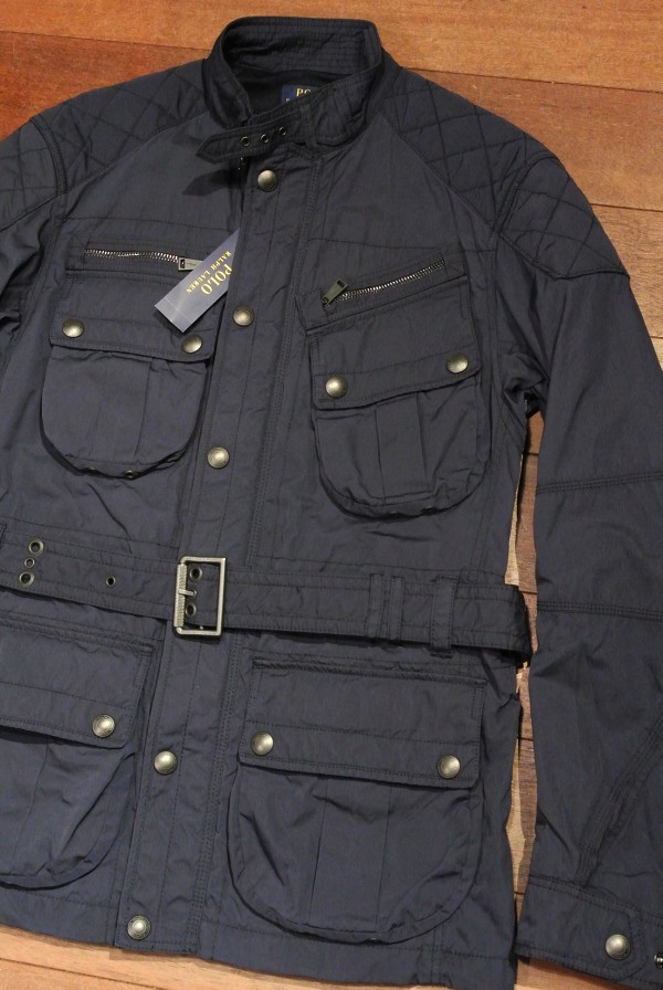 ポロラルフローレン4ポケット モーターサイクルジャケット 【Navy/S