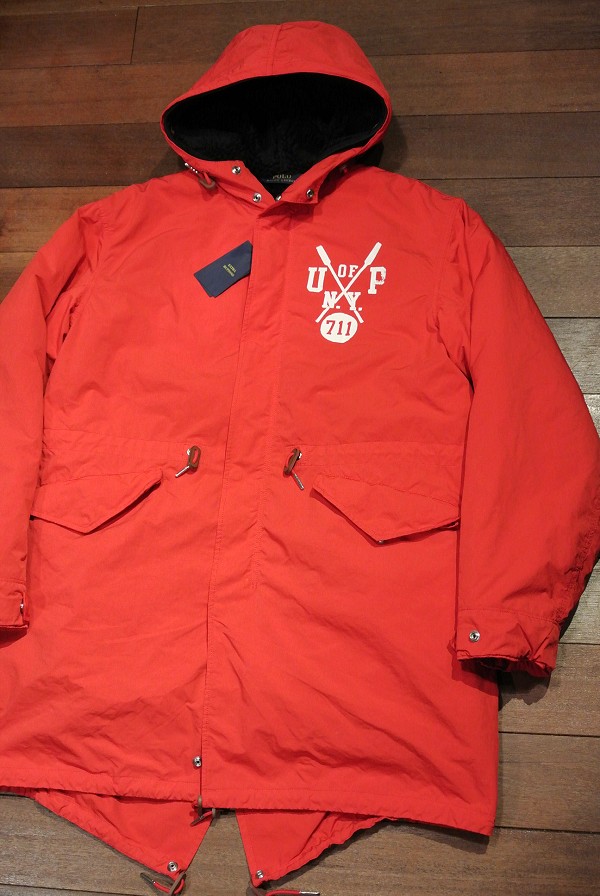 ポロラルフローレン ボアライナーつきモッズコート型 ベンチコート