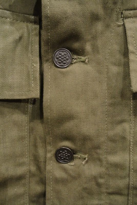 40s デッドストック U.S.ARMY M-43 HBT ジャケット (34R) ビンテージ - 7th