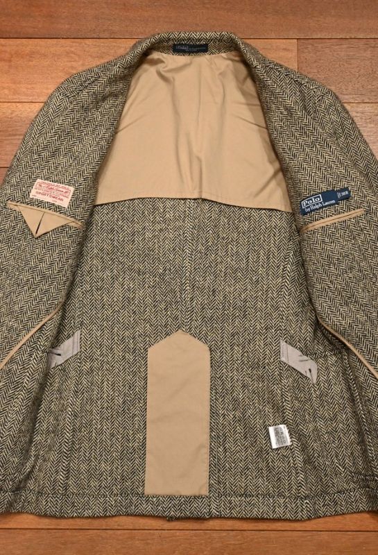 USED PoloRalphlauren ポロラルフローレン ヘリンボーンツイード