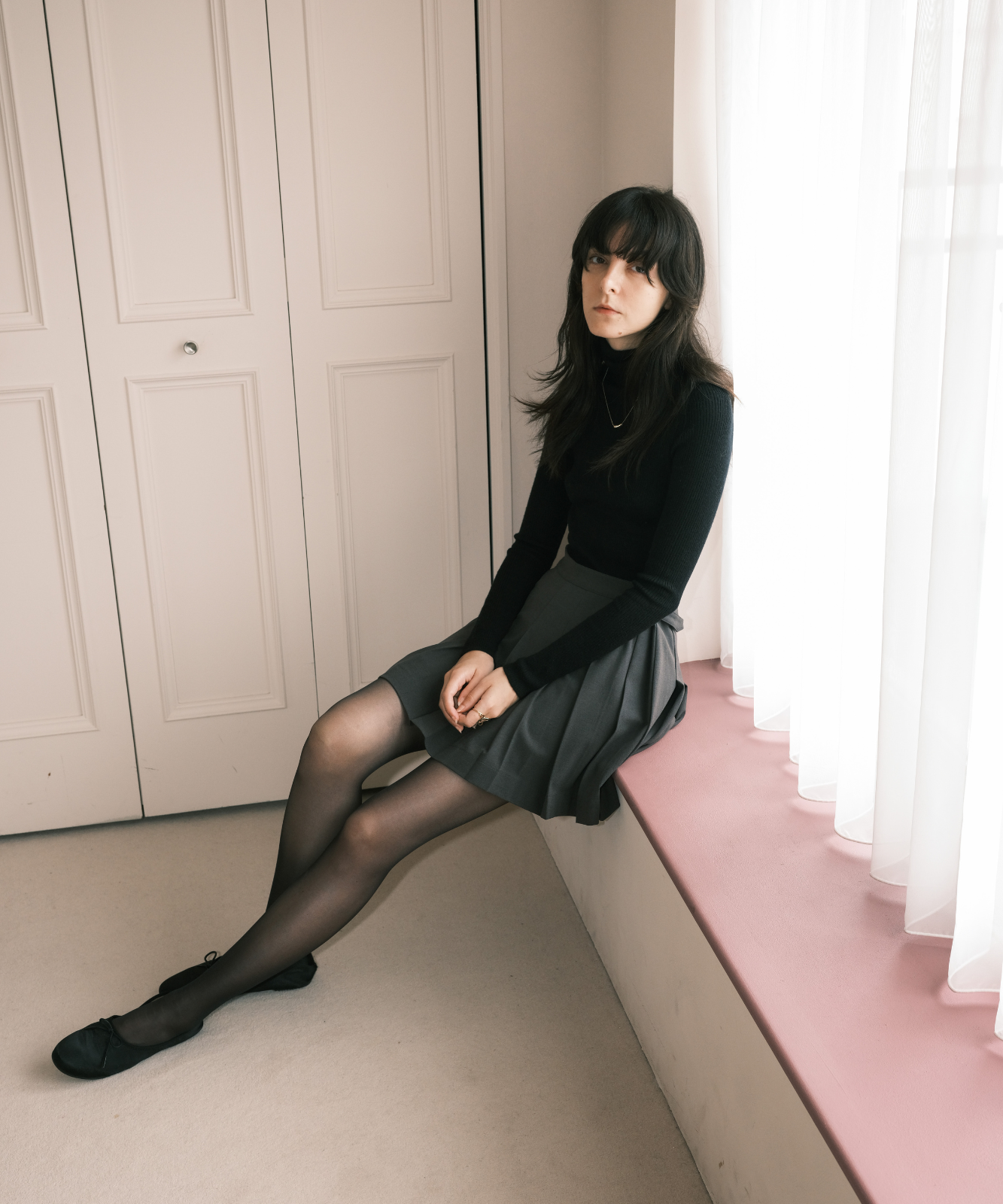 ≪通常販売≫adjust pleats mini skirt（アジャストプリーツミニ