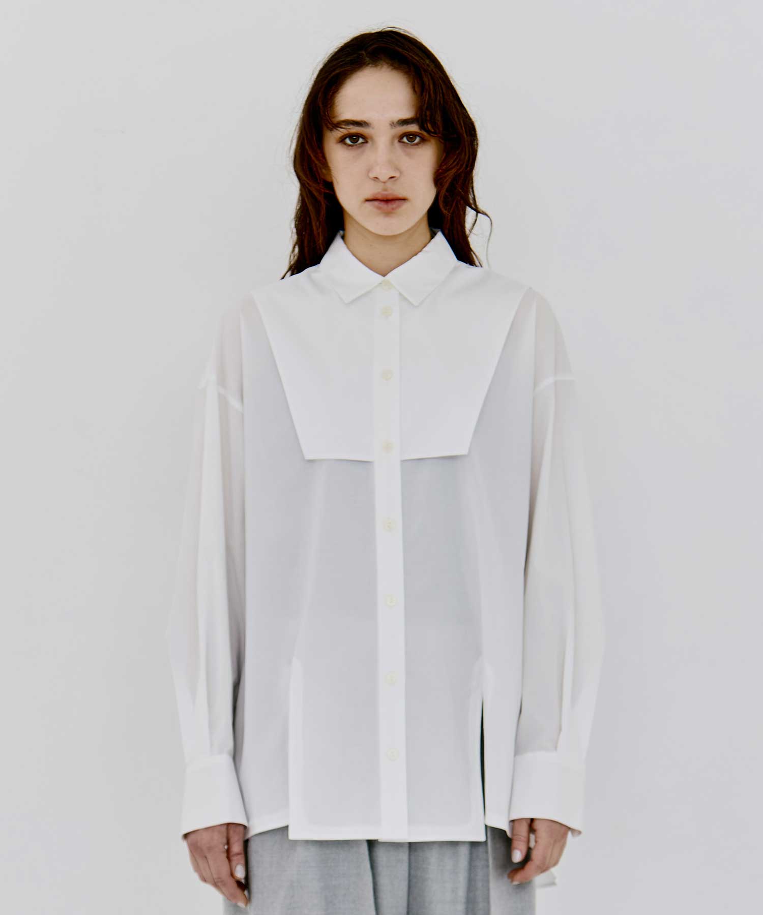 CHAIR SHIRT(38 WHITE): ENFOLD: WOMENS｜THE TOKYO ONLINE STORE