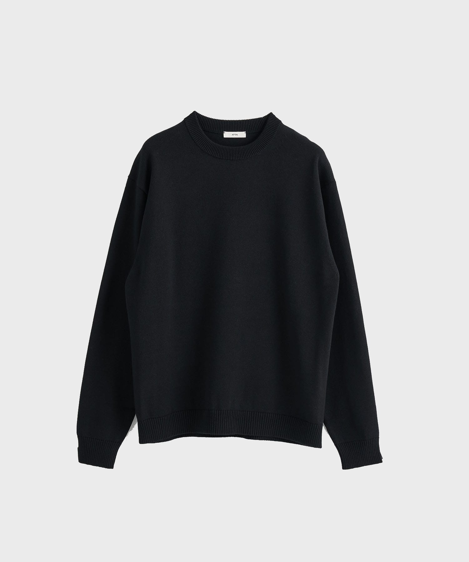 WOOL WASHI CREWNECK SWEATER | ATON