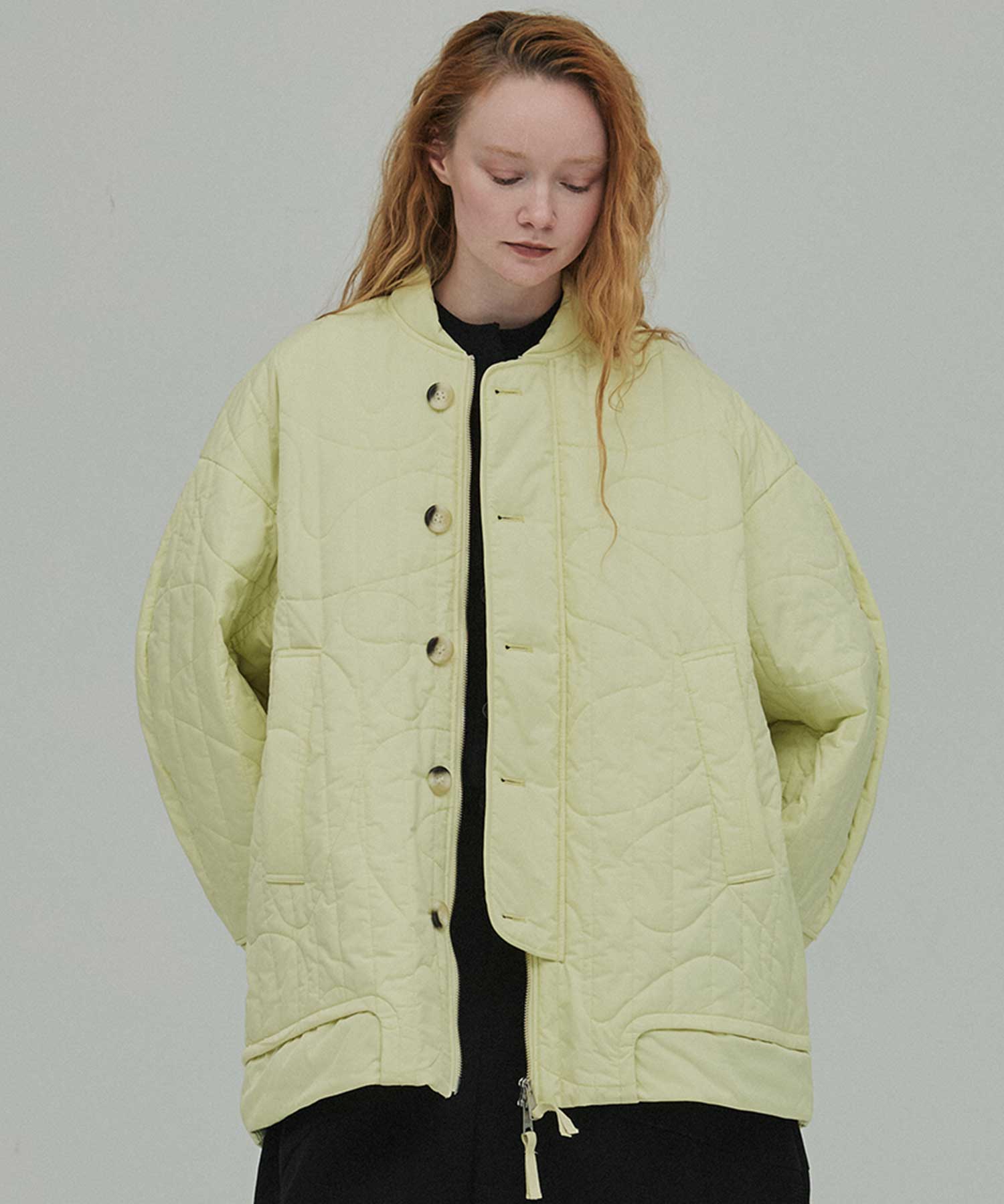 CHAIR QUILTING BIG-JAKET(36 BLACK): ENFOLD: WOMENS｜THE TOKYO