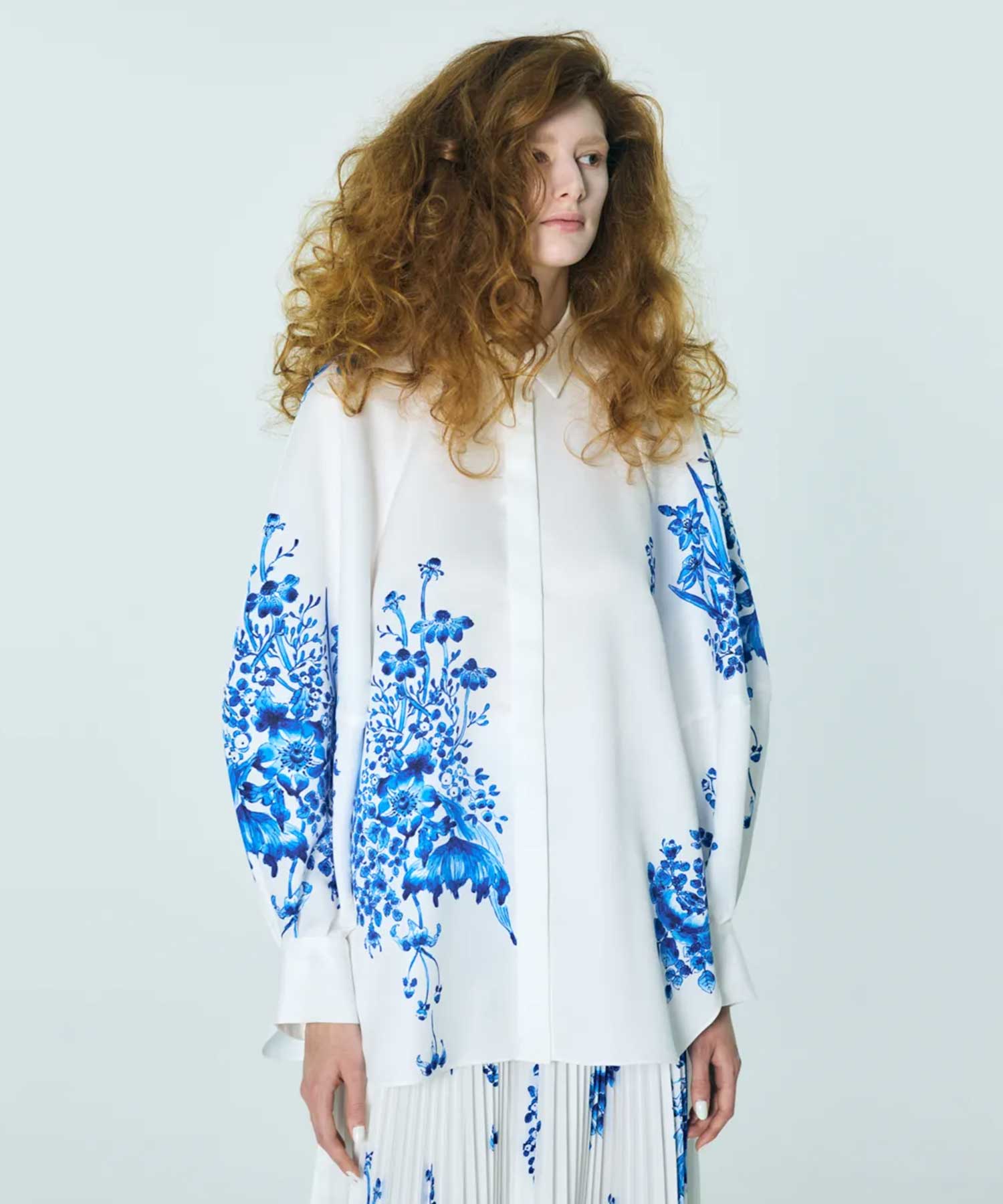 CIRCLE DORAPE SHIRT(38 WHITE): ENFOLD: WOMENS｜THE TOKYO ONLINE STORE