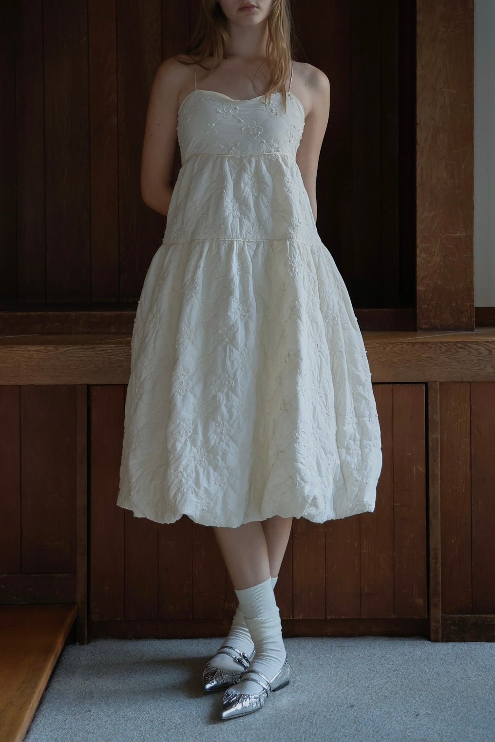 Rhea Jacquard Onepiece – THE TOÉ