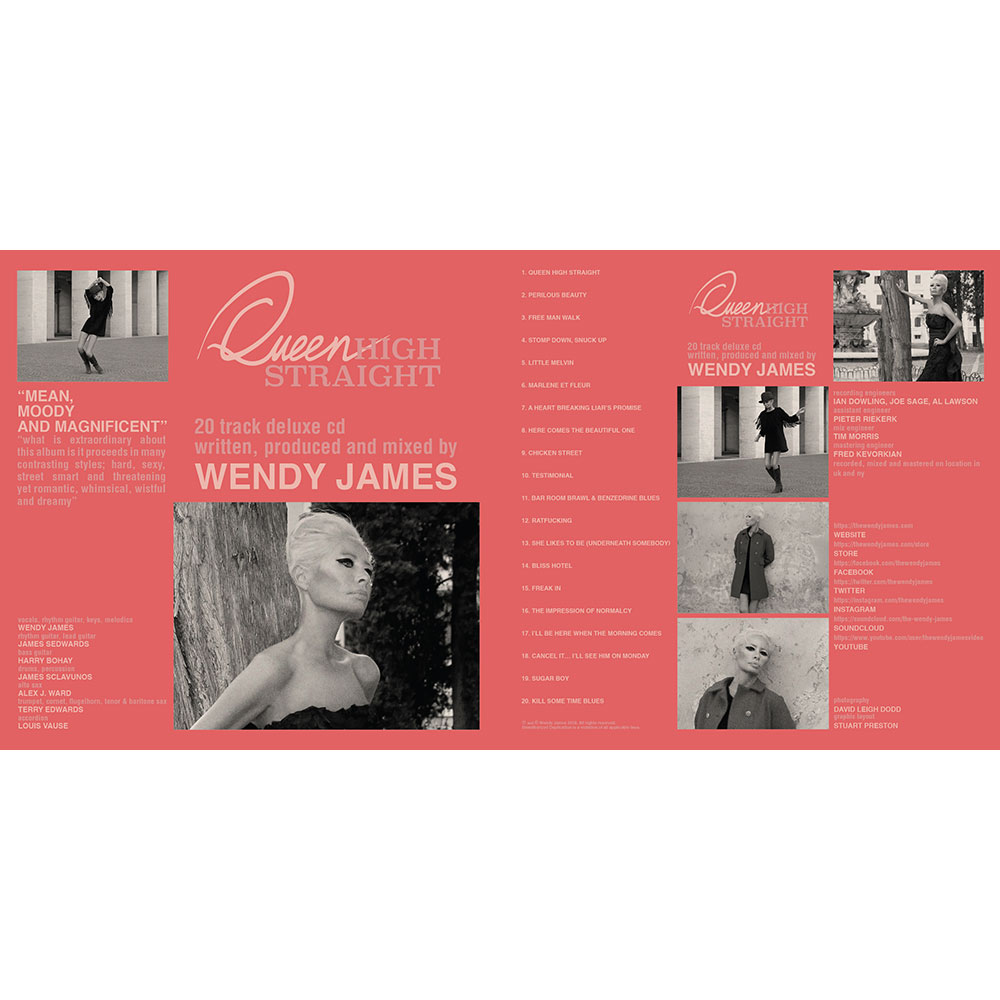 Buy Queen High Straight Deluxe 2CD Signed by Wendy James