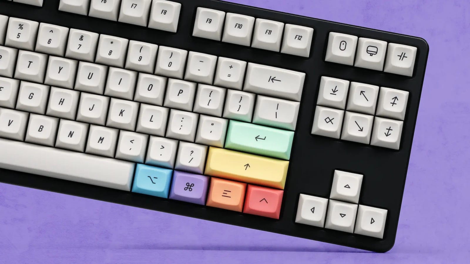 Drop + biip MT3 Extended 2048 Custom Keycap Set has an iconic