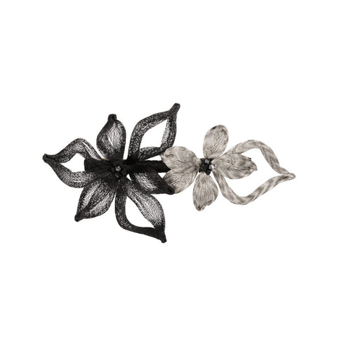 コレットマルーフ/colette malouf】メッシュ ボタニカル 10cmバレッタ