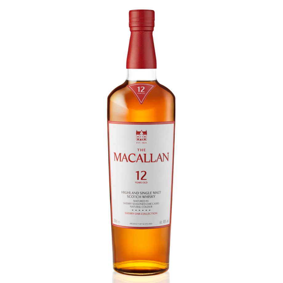 Macallan Sherry Oak Cask 12 Year Old Single Malt Scotch Whisky