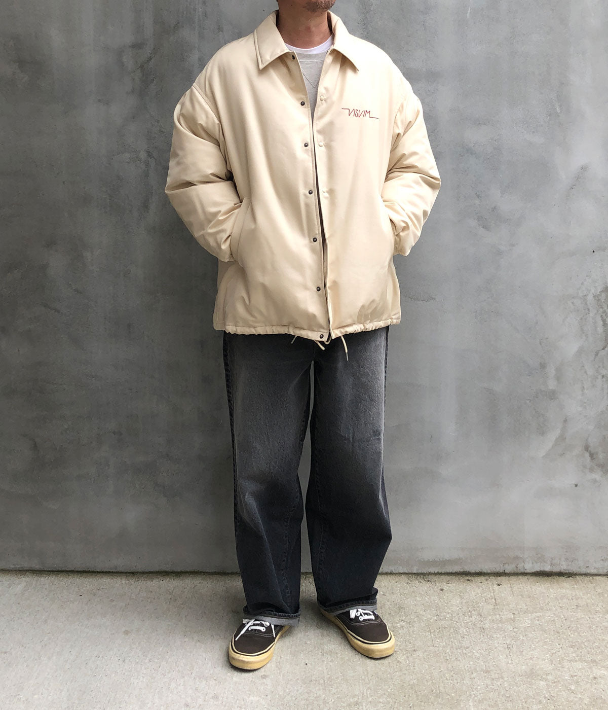 visvim/COACH DOWN JKT (IVORY)