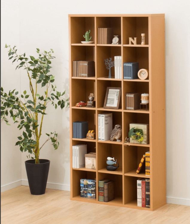 開封・組み立て・レビュー】ニトリの本棚 グレンBS1890DBRを買ってみた