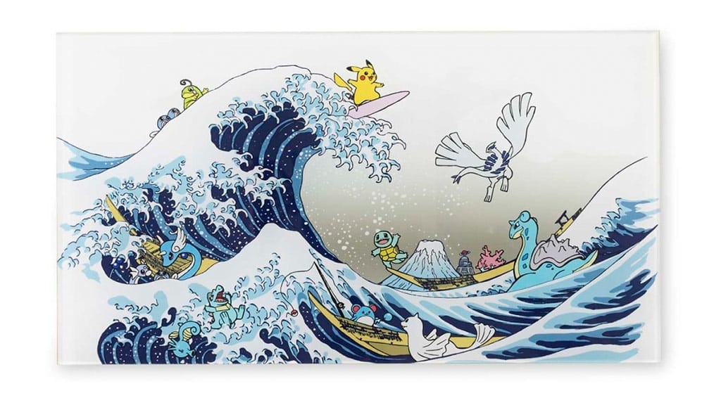 ポケモンパズル 和風 絵画 葛飾北斎1000ピース 海外ポケモンセンター