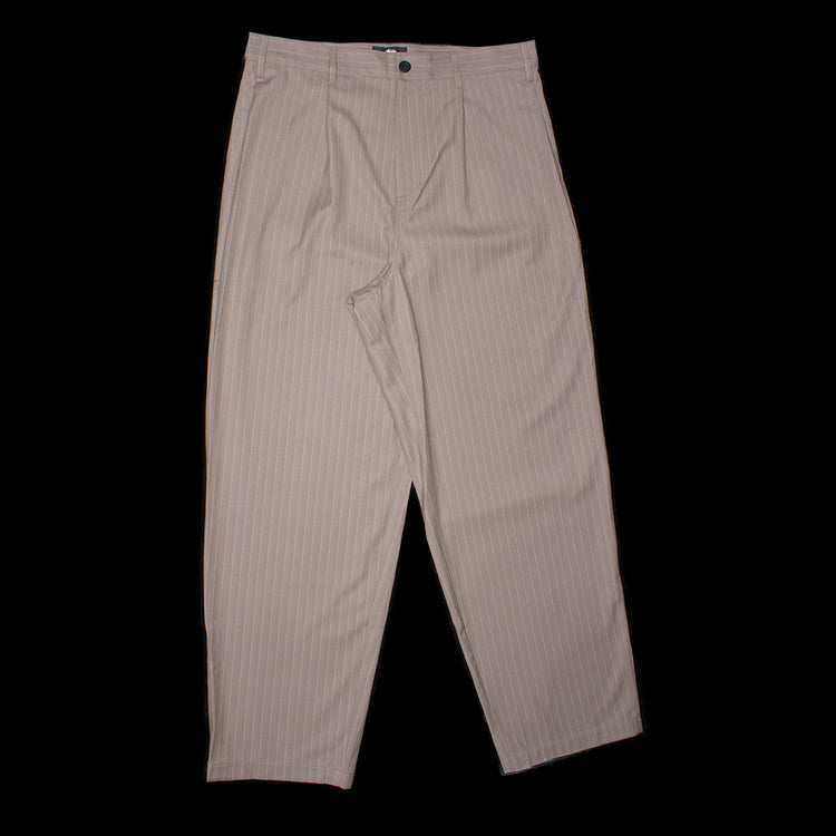 Striped Volume Pleated Trouser – Premier