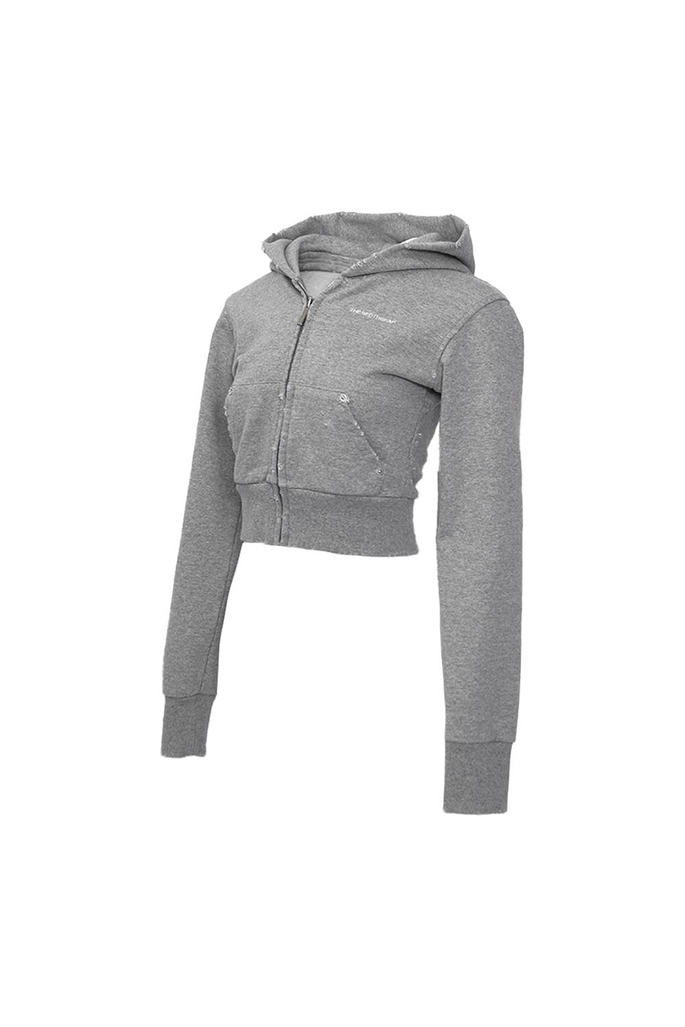 THEREDTHREAD / ザレッドスレッド】S zipup hoodie cropped