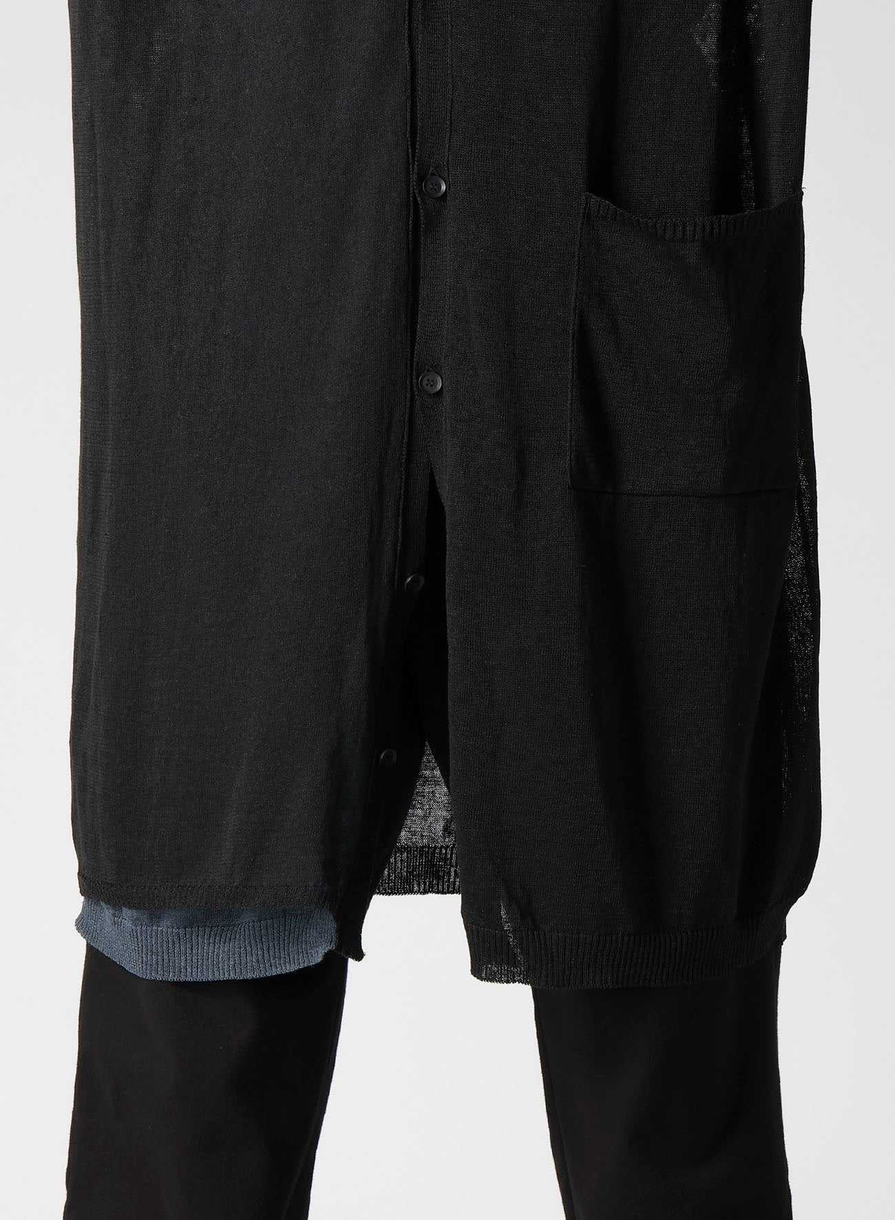 14-GAUGE LAYERED CARDIGAN – THE SHOP YOHJI YAMAMOTO