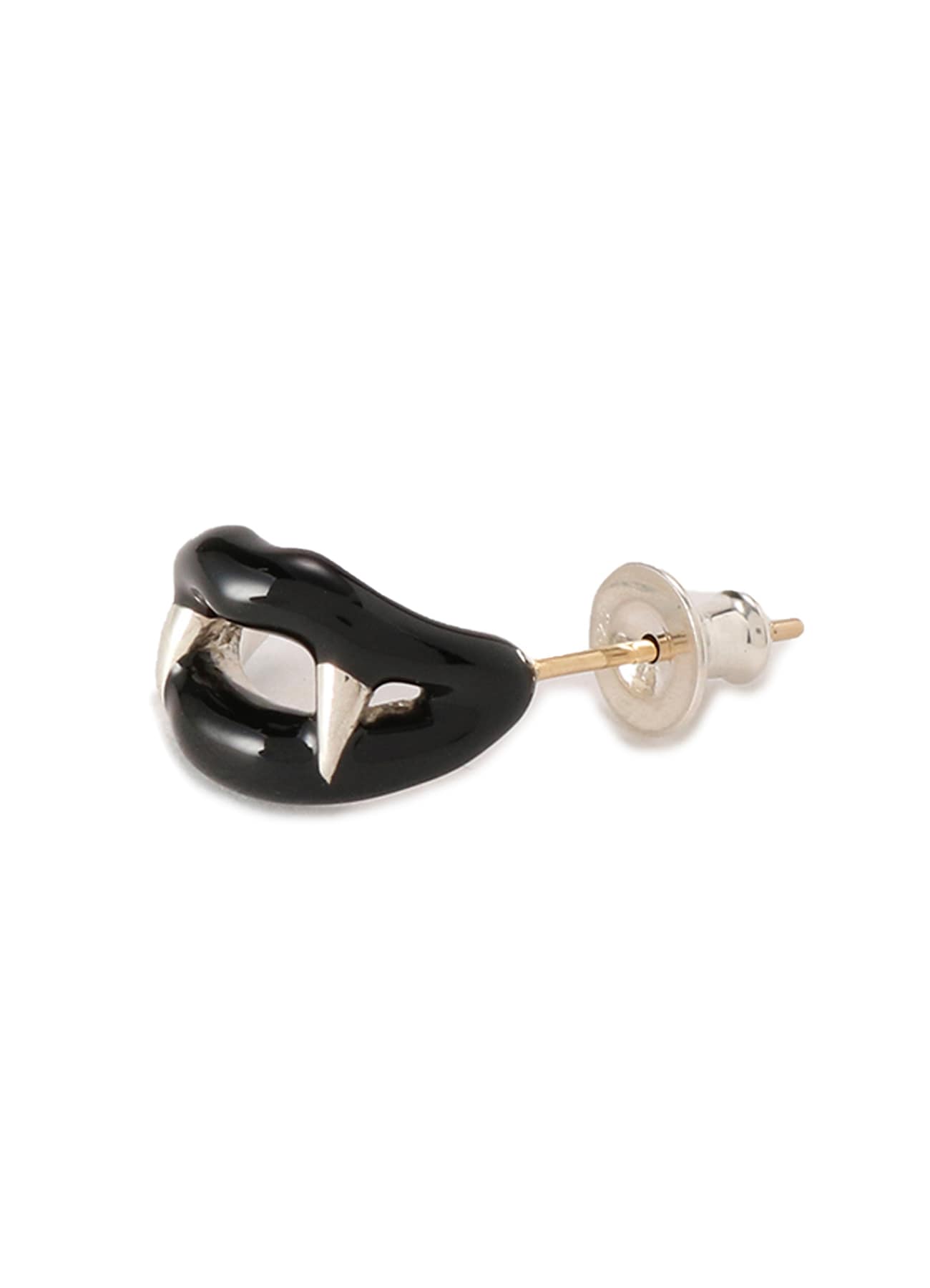 SILVER 950 VAMPIRE PIERCE BLACK(FREE SIZE Black): GOTHIC YOHJI